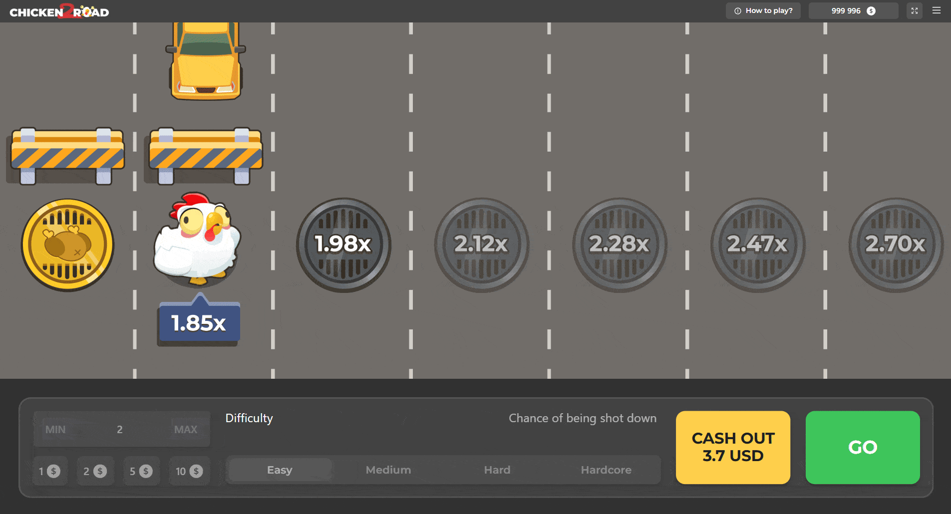 Chicken Road 2 gameplay voorbeeld